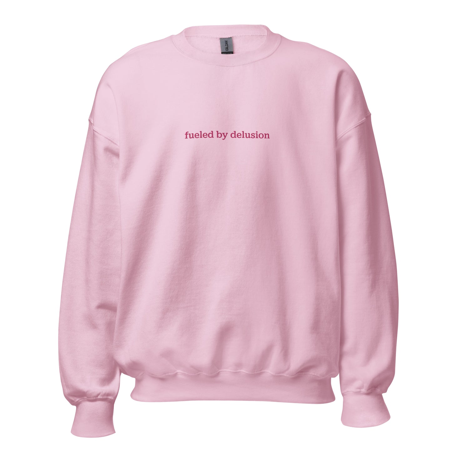 fueled by delusion classic crewneck